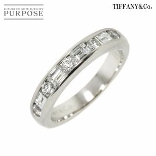 ティファニー(Tiffany & Co.)のティファニー TIFFANY&Co. ハーフサークル 7号 リング ダイヤ Pt プラチナ 指輪 90280429(リング(指輪))