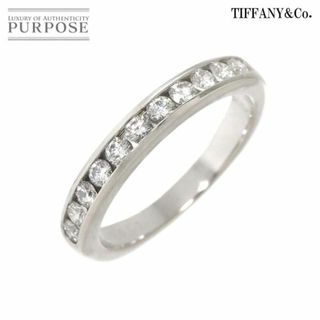 ティファニー(Tiffany & Co.)のティファニー TIFFANY&Co. ハーフ サークル チャネル セッティング 10号 リング ダイヤ Pt プラチナ 指輪 90280473(リング(指輪))