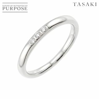 タサキ(TASAKI)のタサキ TASAKI 5.5号 リング ダイヤ 0.02ct Pt プラチナ 田崎真珠 指輪 90282371(リング(指輪))