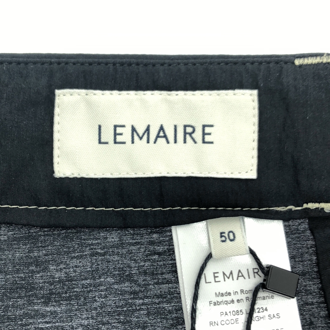 LEMAIRE(ルメール)の【美品】  LEMAIRE / ルメール | 2024SS | BELTED CARROT PANTS ベルテッド キャロット パンツ | 50 | ブラック | メンズ メンズのパンツ(その他)の商品写真