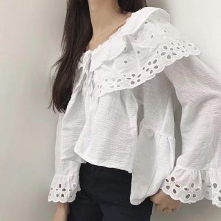 フラワー(flower)の最終値下げvintage tops(カットソー(長袖/七分))