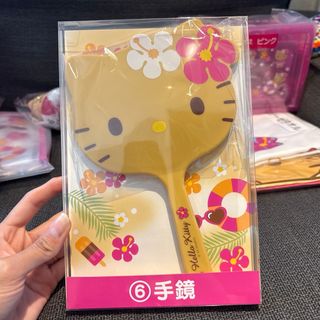 ハローキティ(ハローキティ)のハローキティ　一番くじ　手鏡(キャラクターグッズ)