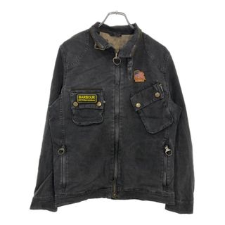 バーブァー(Barbour)のBarbour バブアー INTERNATIONAL Steve McQueen Collection ライダースジャケット ブラック(メンズ S)中古 古着 U3809(その他)