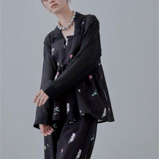 ビューティアンドユースユナイテッドアローズ(BEAUTY&YOUTH UNITED ARROWS)の花柄プリントキャミソールビスチェ(キャミソール)