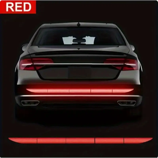 【カー用品】リフレクター×5枚　反射シール　ステッカー　レッド　反射板　安全(車外アクセサリ)