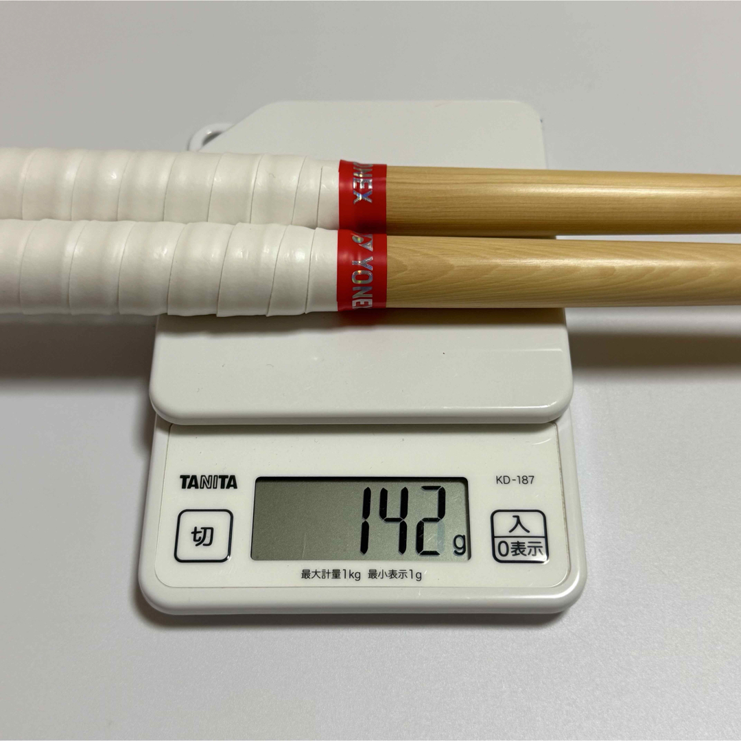 【新品未使用】太鼓の達人マイバチ 38cm 米ヒバ【万能型】 a671 楽器の打楽器(その他)の商品写真