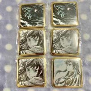 鬼滅の刃 ダイニング 柱稽古編 刀鍛冶の里編 スクエア缶バッジ 時透無一郎(キャラクターグッズ)