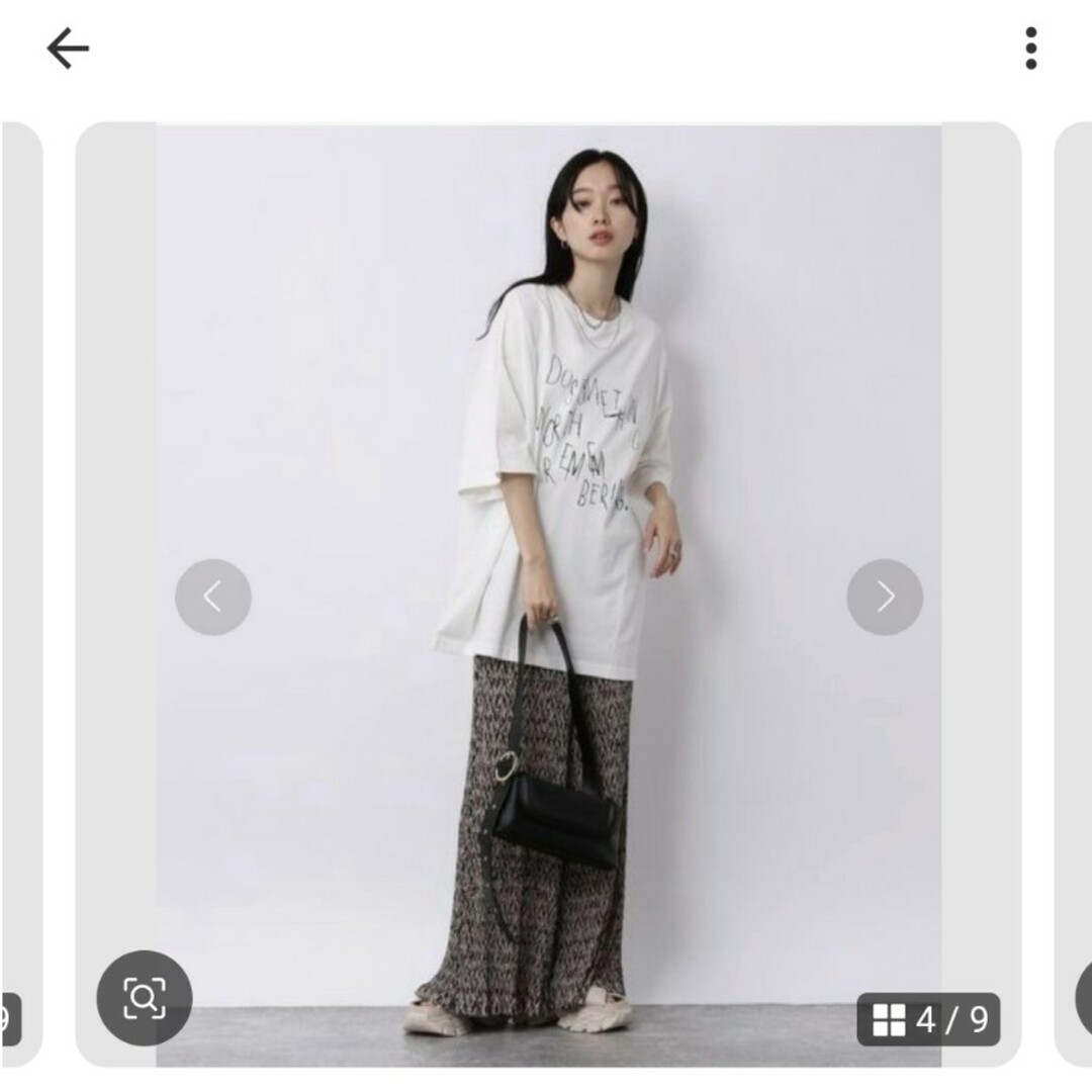 JEANASIS(ジーナシス)の【新品】ジーナシス グラフィティロゴBIG TEE レディースのトップス(Tシャツ(半袖/袖なし))の商品写真