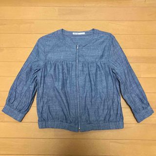 エヘカソポ(ehka sopo)のブルゾン　ブルー　エヘカソポ　M(ブルゾン)