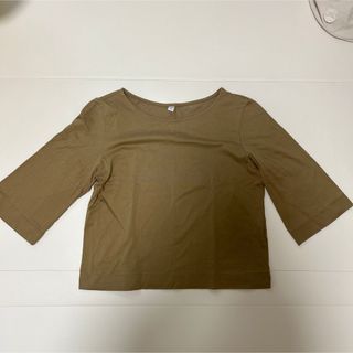 ユニクロ(UNIQLO)のUNIQLO/トップス/七分丈/半袖(Tシャツ(半袖/袖なし))