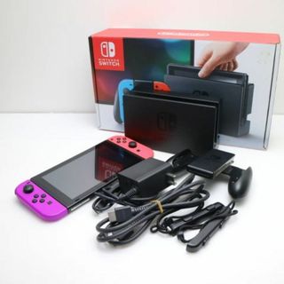 ニンテンドースイッチ(Nintendo Switch)のNintendo Switch ネオンパープルネオンレッド  M222(家庭用ゲーム機本体)