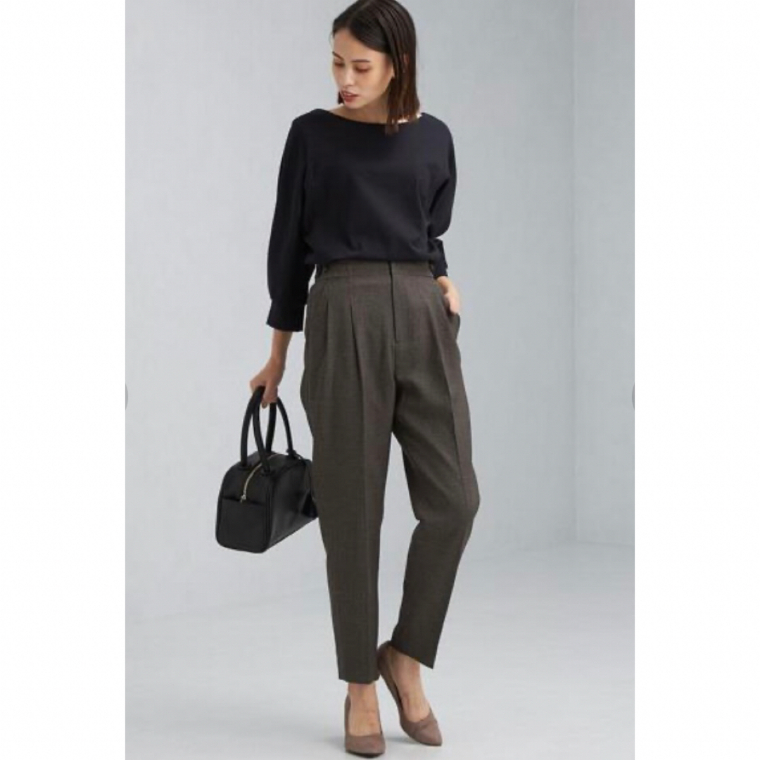 UNITED ARROWS green label relaxing(ユナイテッドアローズグリーンレーベルリラクシング)の美品『green label relaxing』タックスリーブドルマンカットソー レディースのトップス(カットソー(長袖/七分))の商品写真
