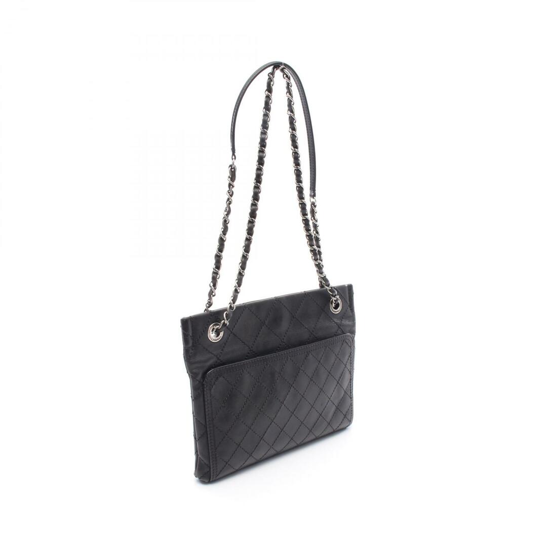 美品【シャネル】ワイルドステッチ ショルダーバッグ シルバー CHANEL - CHANEL シャネル ショルダーバッグ ワイルドステッチの