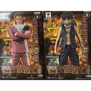 バンプレスト(BANPRESTO)のワンピースフィルムゴールドフィギュア　全2種(アニメ/ゲーム)