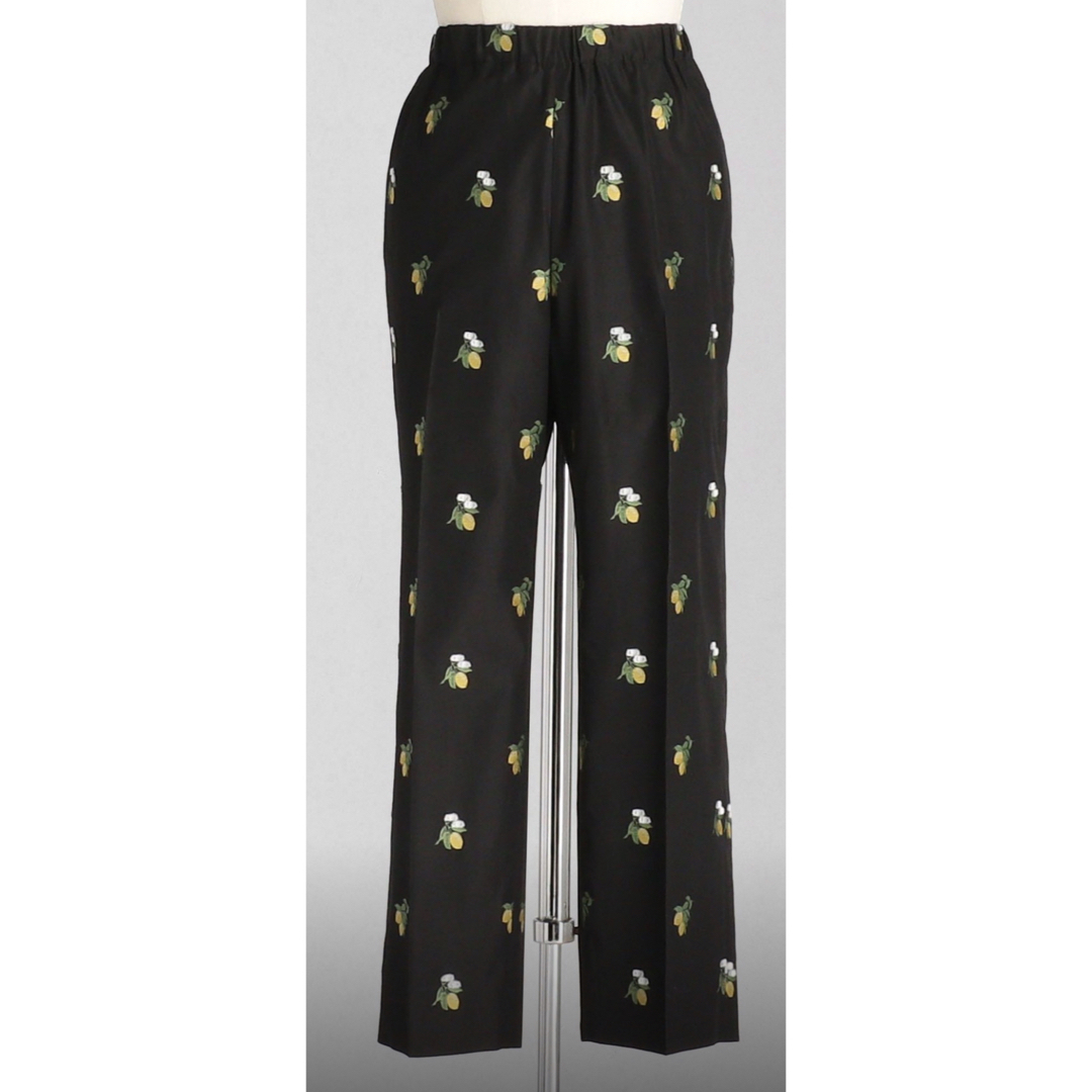 神崎恵さん着用 人気品 ジャガードパンツ UNITED ARROWS - 新品未使用☆神崎恵着<LOEFF>レモン