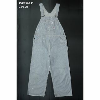 ジェーシーペニー(J.C.PENNEY)のPAY DAY HICKORY OVERALL USA 1940s(サロペット/オーバーオール)