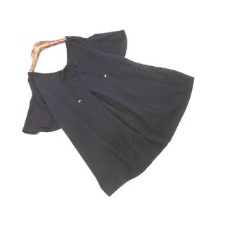 ロペピクニック(Rope' Picnic)のRope Picnic ロペピクニック 2WAY リボン カットソー size40/紺 ■◆ レディース(カットソー(半袖/袖なし))