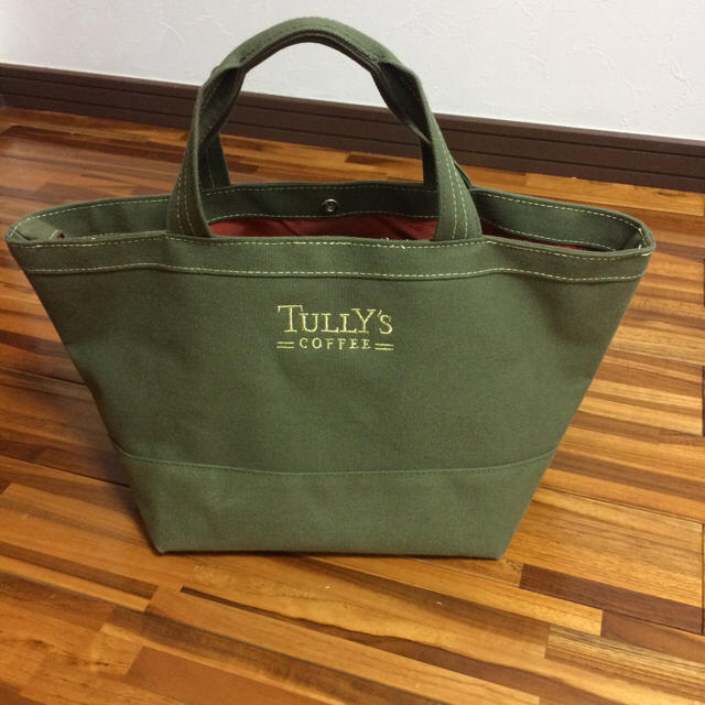 TULLY'S COFFEE(タリーズコーヒー)の専用 タリーズ バック グリーン レディースのバッグ(トートバッグ)の商品写真
