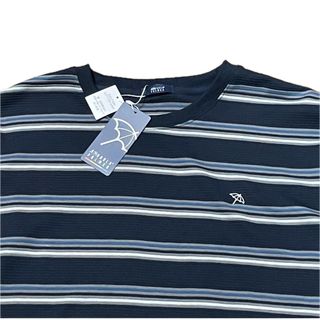 アーノルドパーマー(Arnold Palmer)の【送料無料・匿名発送】アーノルドパーマ　長袖　サマーセーター　ストライプ　L(ウエア)