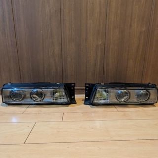 ニッサン(日産)の！希少！S13シルビア☆ヘッドライト☆前期オプション☆左右セット(車種別パーツ)