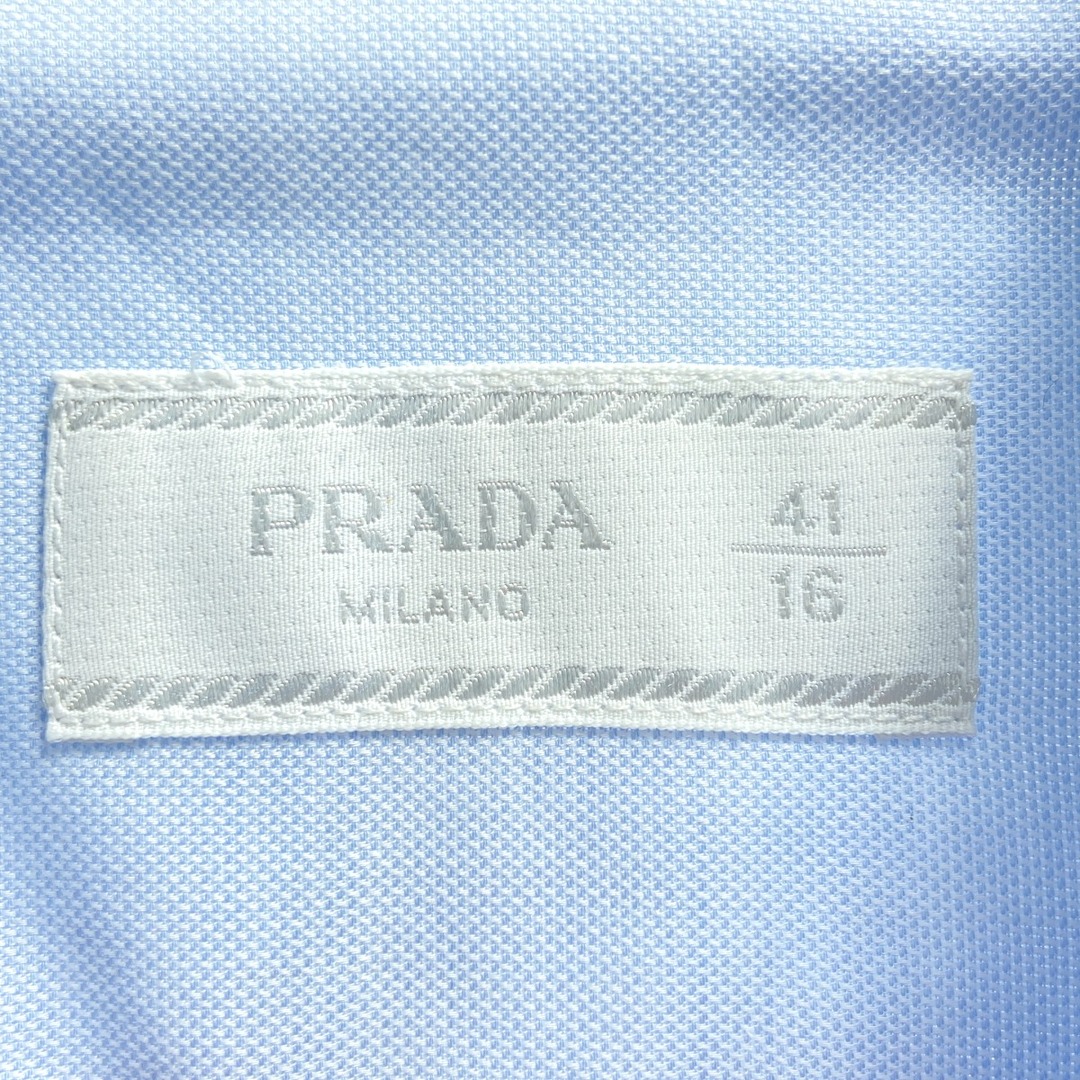 PRADA - PRADA プラダ コットンロングスリーブシャツ CM608