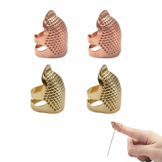 Doyeemei 指ぬき 指プロテクター （4個入） シンブル 手芸 裁縫道具 