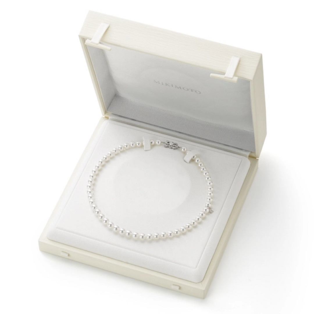ミキモト パールネックレス K18 8.5mm~9.0mm アコヤ 真珠 現行品 レディースのアクセサリー(ネックレス)の商品写真