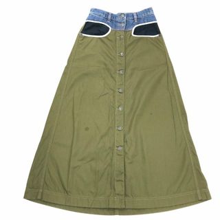 ディーゼル(DIESEL)のディーゼル ロングスカート デニム切替 レディース サイズ23【AFB8】(ロングスカート)