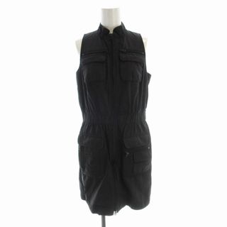 アルマーニエクスチェンジ(ARMANI EXCHANGE)のアルマーニエクスチェンジ ベスト ナイロン ハイネック 黒 ブラック ■BM(ベスト/ジレ)