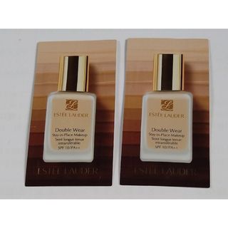 エスティローダー(Estee Lauder)のエスティローダーサンプル試供品2個★ダブルウェア36サンド リキットファンデ(サンプル/トライアルキット)