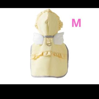 犬用 レインコート ペット服 天使の翼 天使の羽　M 小型犬(犬)