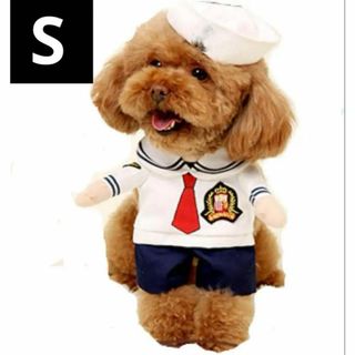 超可愛い❣️犬コスチューム コスプレ ハロウィン ペット用の服 猫服 犬服　S(ノーカラージャケット)