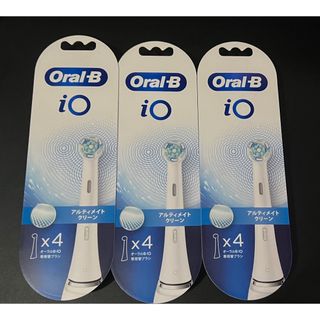 ブラウン(BRAUN)の「オーラルB iO 替えブラシ 4本入」×3個  正規品  新品未開封(歯ブラシ/デンタルフロス)