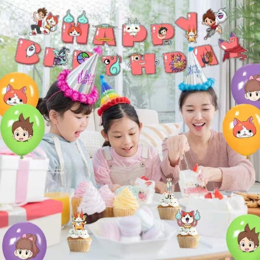 誕生日 妖怪ウォッチ バースデーバルーン 風船 パーティー お祝い 装飾 キッズ/ベビー/マタニティのメモリアル/セレモニー用品(その他)の商品写真
