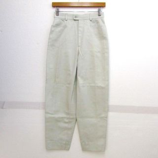 サンローラン(SAINT LAURENT)のイヴ・サンローラン ロングパンツ コットン100% ブランド ボトムス フランス製 レディース 36サイズ グレー系 YVES SAINT LAURENT(その他)