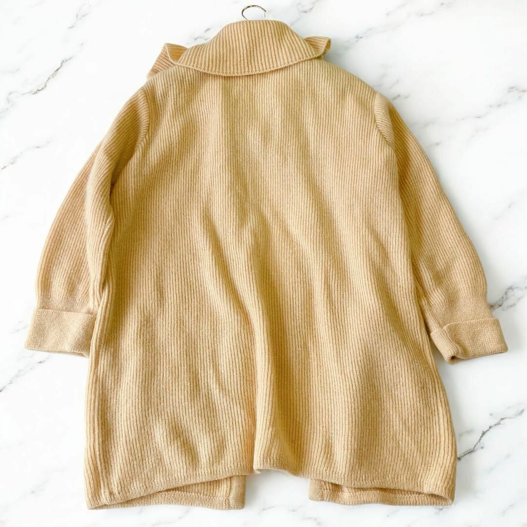 Chloé クロエ カーディガン リボン 変形 カーディガン 厚手 ニット L