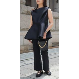 Heve easy bell pants navy 38(カジュアルパンツ)