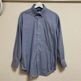 アオヤマ(青山)の洋服の青山　ワイシャツ　青　ブルー　Lサイズ(シャツ)
