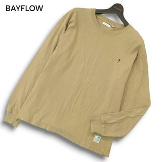 ベイフロー(BAYFLOW)のBAYFLOW ベイフロー 通年★ USA COTTON 長袖 カットソー ロンTシャツ Sz.3 メンズ(Tシャツ/カットソー(七分/長袖))