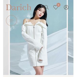 ダーリッチ(Darich)の【新品未開封品】オフショルダーストラップジャケットミニワンピース(ミニワンピース)