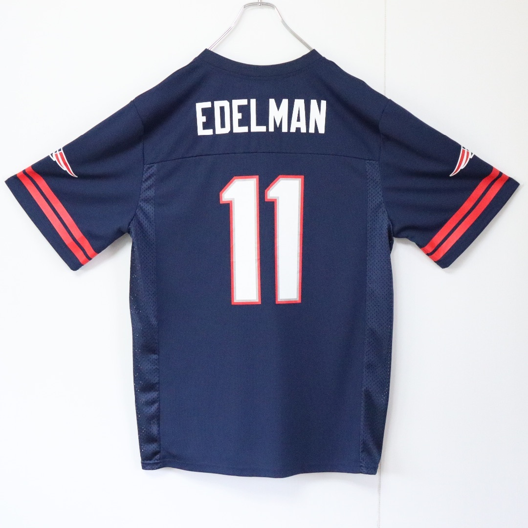 VINTAGE(ヴィンテージ)の【新品・未使用品】NFL ペイトリオッツ ゲームシャツ ユニホーム アメフト L スポーツ/アウトドアのスポーツ/アウトドア その他(アメリカンフットボール)の商品写真