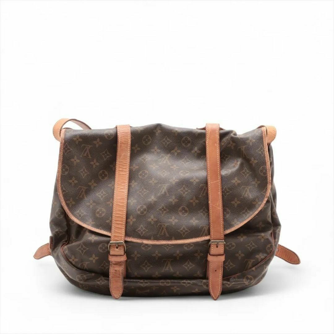 人気商品の LOUIS VUITTON ソミュール43 モノグラム ルイヴィトン - バッグ
