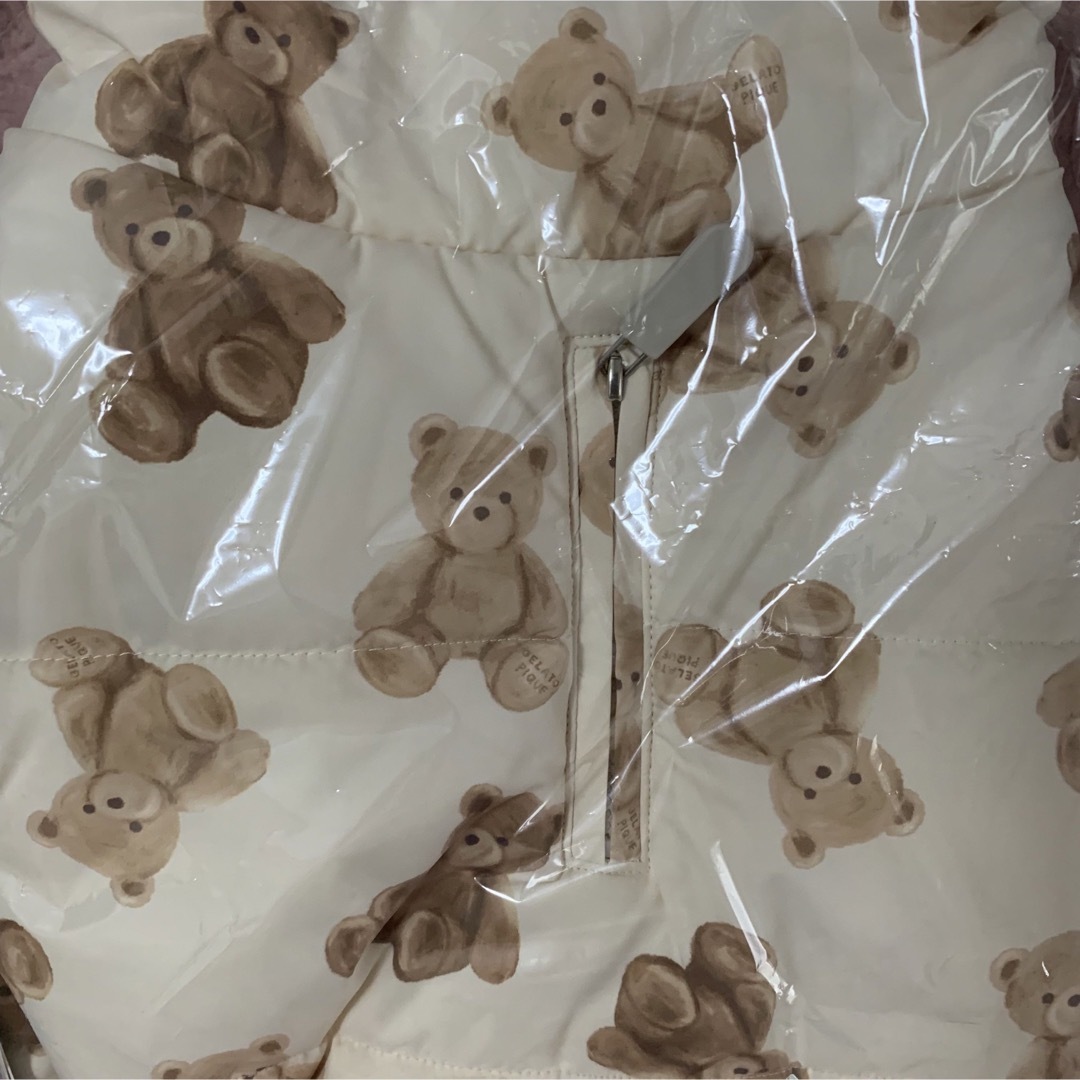 gelato pique(ジェラートピケ)のジェラートピケ　中綿ベスト　XXLサイズ　ベア　犬 ドッグ　ダウン　ジェラピケ その他のペット用品(犬)の商品写真