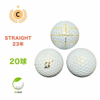 ブリヂストン(BRIDGESTONE)の【中古】 【送料無料】 ロストボール ブリヂストン スーパー ストレート パール 2023年モデル 20球 Cランク リゴルフ(その他)