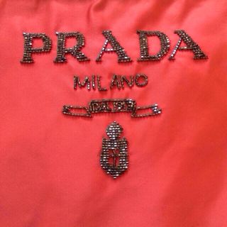 プラダ(PRADA)のPRADA☆パイソンビーズロゴ(ハンドバッグ)