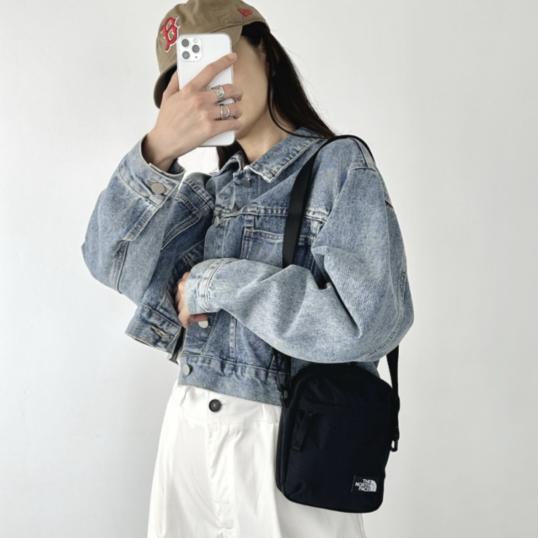 THE NORTH FACE - ブラック 黒＊ショルダーバック＊韓国限定
