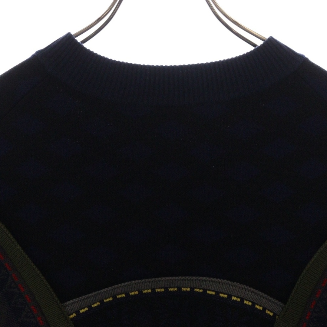 良品 sacai サカイ 半袖 ニット レース 異素材切替 バック