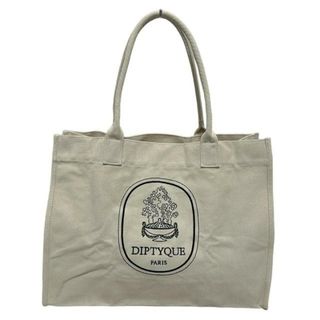 ディプティック(diptyque)のdiptyque(ディプティック) トートバッグ美品  - アイボリー×黒(トートバッグ)