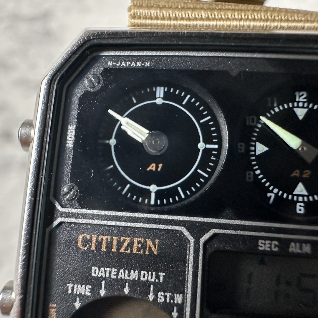 CITIZEN(シチズン)のシチズン ANA-DIGI TEMP アナデジテンプ 8988-001911 メンズの時計(腕時計(デジタル))の商品写真