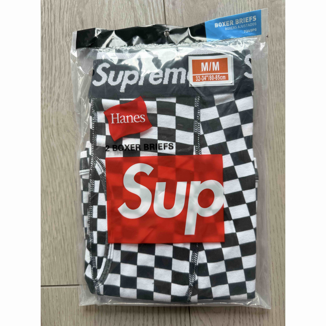 Supremeシュプリームヘインズボクサーブリーフパンツチェック M
